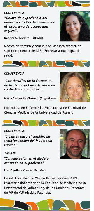 Detalle charlas congreso